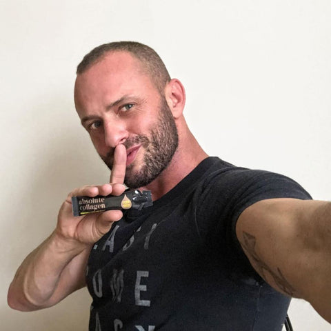 Wellness Warrior Caleb shares a picture of his daily dose in his Absolute Collagen review